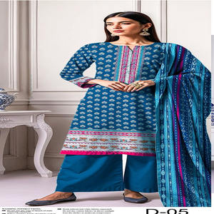 Tenues pakistanaises en tissu Swiss Lawn pour femmes, salwar kameez pour femmes, vêtements d'été, robe de style islamique, vêtements pour femmes 2026 - Product Image 1