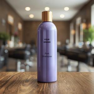 Private Label 500ml White Plastic Post <b>Shampoo</b> Bottle with Dark Blue Cap <b>for</b> Professional <b>Hair</b> Care Packaging and Salon Supply - Product Image 3