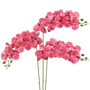 THAF-016 Orquídea Phalaenopsis Artificial Premium, Flor de Orquídea de Seda con Tacto Real para Decoración de Hogar, Hotel y Bodas - Product Image 1