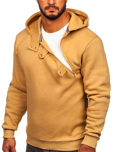 Meilleur prix – Sweat à capuche zippé latéral pour homme, hiver, 80 % coton, 20 % polyester, polaire, coupe-vent numérique, respirant, séchage rapide, coupe classique - Product Image 4
