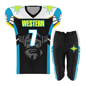 ชุดยูนิฟอร์มอเมริกันฟุตบอลแบบซับลิเมชั่นราคาประหยัดสำหรับเยาวชน ชุดแข่งอเมริกันฟุตบอลแบบ Tackle Twill สำหรับเยาวชน ชุดยูนิฟอร์มอเมริกันฟุตบอลแบบสั่งทำพิเศษ - Product Image 6