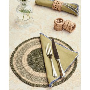 Wholesale Round Woven Placemat Natural Fiber Table <b>Mat</b> Heat Resistant Dining Room Tableware Kitchen Decor Charger <b>Plate</b> Pad <b>Mat</b> - Product Image 4