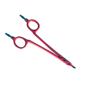 Ciseaux bipolaires électriques en acier inoxydable allemands de 14 cm, 16 cm, 18 cm, 20 cm, rouges, tranchants, pour chirurgie, outils manuels ISO - Product Image 3