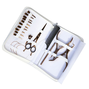 Kit de Extensiones de Cabello de Acero Inoxidable y Plástico de Alta Calidad con Logotipo Personalizado, Juego de Pinzas Mini para Salón de Belleza, Uso Comercial - Product Image 4