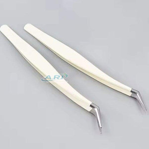 Pince à épiler à pointe en fibre, outils de précision en acier inoxydable pour la modélisation et l'artisanat, pince à épiler de précision à pointe en fibre - Product Image 6