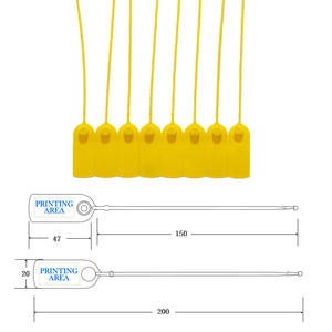 Sceau <span class=keywords><strong>de</strong></span> <span class=keywords><strong>suivi</strong></span> logistique HS-PS 6020, sceau en plastique sécurisé professionnel, étiquettes <span class=keywords><strong>de</strong></span> marque pour vêtements, pour la logistique et les coursiers - Product Image 4