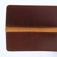 Dompet Kulit Asli Premium dengan Kantong, Dompet Kulit Tipis Pria, Tempat Kartu Terbaik, Dompet Kulit Asli OEM, Dapat Dikustomisasi