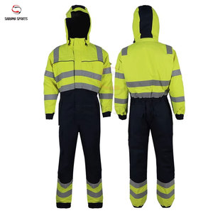 Vêtements de travail de sécurité jaunes personnalisés pour hommes, durables, respirants, avec logo protecteur, antistatiques et anti-coupures - Product Image 1