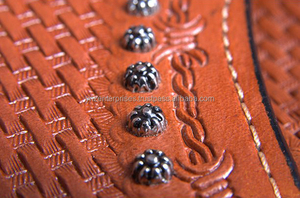 Bolsa de Sillín de Cuero Genuino Y&Z, Calidad Premium, Duradera, Hecha a Mano, Estilo Occidental, Personalizable, para Uso Ecuestre - Product Image 2