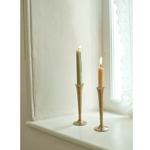 Supports à bougies en laiton élégants et modernes pour décorations de Noël/anniversaire. - Product Image 1
