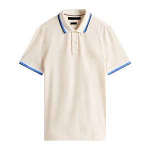 Chemises polo pour hommes en coton imprimé avec tissu lourd - Product Image 1