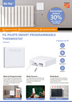 Radiateur électrique Thermostat Wifi Contrôleur de chauffage Module pilote de fil pilote
