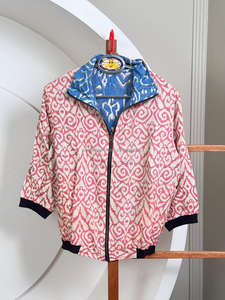 Nouvelle arrivée tendance veste réversible pour femmes double style imprimé géométrique léger vêtements d'extérieur décontractés à la mode Streetwear - Product Image 4