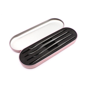 Pochette de rangement durable pour outils cosmétiques (lot de 2) avec design portable, fermeture sécurisée et compartiments organisés pour pinces à cils - Product Image 5