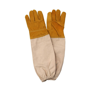 Outil d'apiculture, gants d'apiculteur en peau de mouton à trois couches, respirants, en tissu maillé et en peau de mouton - Product Image 1