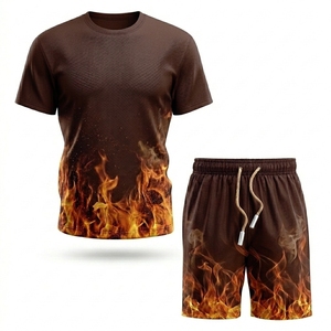 Custom Made <b>T</b> <b>Shirts</b> and Shorts Printed Logo 2 Piece Summer Sets Plain Gym Wear Tie Dye Print Women's <b>T</b> <b>Shirt</b> Short Twin Sets - Product Image 3