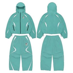 Custom Made Lightweight Shell Tracksuit Men <b>Wind</b> <b>Breaker</b> Suit Reflective Tracksuit - Product Image 1