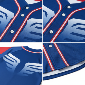 Camisetas de Béisbol al por Mayor, Personalizadas, Transpirables, de Malla de Poliéster/Algodón, con Botones, Tallas Grandes, Unisex - Product Image 6