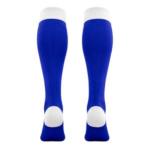 Blue and White Soccer Team Socks Long <b>Knee</b> <b>High</b> Athletic Football Training Socks Sports Game Socks for Kids Men Women - Product Image 2