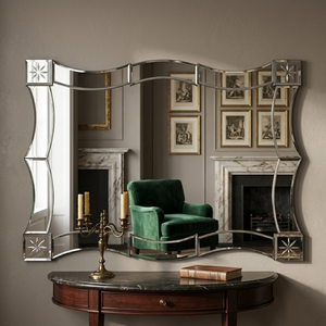 Elegante Espejo Decorativo de Estilo Barroco Veneciano |   Espejo de Pared de Estilo Antiguo Premium para Sala de Estar y Diseño Interior Vintage - Product Image 3