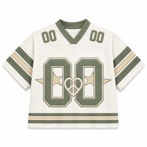 Camiseta Deportiva Retro de Fútbol Americano y Fútbol Soccer, Personalizada OEM, de Alta Calidad, en Malla de Poliéster, Estilo Holgado, Corta, Tallas Grandes, para Verano - Product Image 6