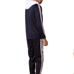 Survêtement de sport personnalisé pour homme : veste zippée intégrale et pantalon de jogging pour la gym, la course, le fitness et l'entraînement – OEM ODM - Product Image 2