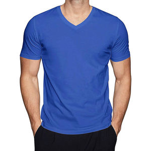 T-shirt blanc en coton 100% 220g, logo brodé personnalisé en gros, épaules tombantes, t-shirt uni surdimensionné pour homme - Product Image 3