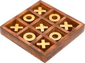 Juego de tres en raya de madera |   Juego de Mesa para Fiestas, Entretenimiento, Juego de Mesa Clásico de Estrategia para Adultos y Niños - Product Image 5