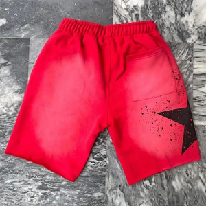 Pantalones Cortos Deportivos para Hombre con Estampado Personalizado, Precio al por Mayor, Estilo Vintage, Efecto Desgastado por el Sol - Product Image 3