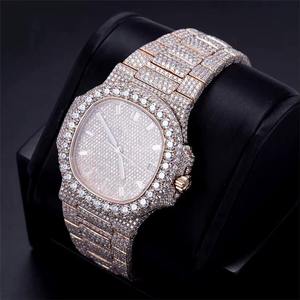 Reloj Hip Hop Bling con Diamantes – Reloj de Fiesta con Piedras CZ de Primera Calidad - Product Image 4