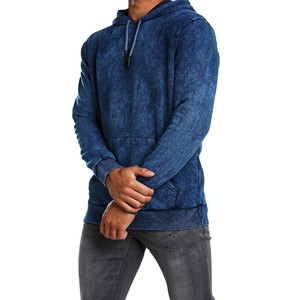Sweat-shirt à capuche vintage pour homme, coupe ample, en coton mélangé, style streetwear décontracté - Product Image 3