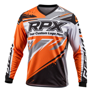 Maillot de motocross sublimé de qualité supérieure pour équipes, vêtements de course automobile, équipement pour pilotes professionnels, événements sportifs - Product Image 3