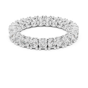 Anillo de Oro Amarillo de 14K con Diamante Cultivado en Laboratorio, Corte Redondo, para Mujer |   Ropa de Novia |   Diamante Cultivado Nuevo - Product Image 3