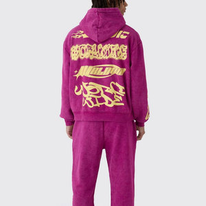 Offre Spéciale – Ensemble de Survêtement Unisexe Personnalisé en Coton 100% Coupe-Vent pour l'Hiver – Vente en Gros – Style Hip Hop Streetwear – Ensemble de Jogging - Product Image 2