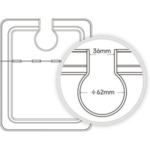 Contenitore Sous Vide EVC-12 da 12 Quarti con Coperchio Pieghevole a Cerniera Compatibile con Anova Nano AN500-US00 e Anova Pro 3.0 - Product Image 4