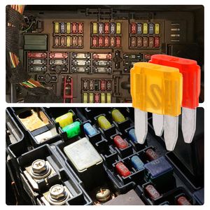 Set di Mini Fusibili a Lama per Auto, 120 Pezzi Assortiti, Kit di Fusibili a Lama Standard per Auto e Camion 5A 7.5A 10A 15A 20A 25A 30A - Product Image 4