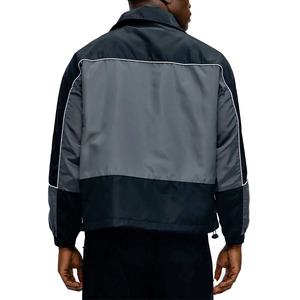 OEM Half Zip Color Block Nylon Windbreaker Men's Jacket Short <b>set</b> Custom Lightweight Streetwear Pullover Jacket Bulk Manufacture - Product Image 2