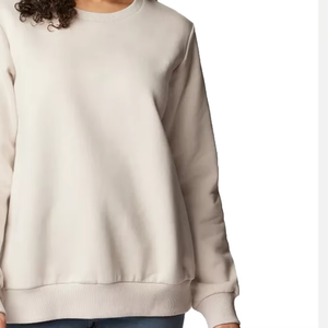 Sweat-shirt de yoga pour femme en coton, col rond, manches classiques, coupe ample, vêtements de sport avec logo, sweat-shirt pour femme - Product Image 5