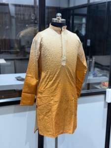 Kurti moderne de qualité supérieure avec broderie de sequins scintillants pour hommes, designs personnalisables disponibles pour la vente en gros - Product Image 6