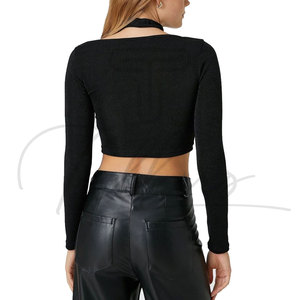 Nouveau design personnalisé 2026 – Crop top femme en toile respirante à séchage rapide, décontracté, vente en gros à bas prix - Product Image 2