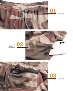 Shorts d'entraînement personnalisés pour hommes, séchage rapide, respirants, mi-longs, décontractés, avec votre propre marque - Product Image 6