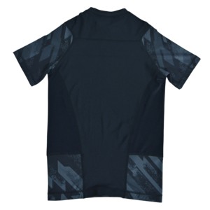 Camiseta Deportiva de Compresión de Manga Corta Sublimada para Hombre BLAZE FIGHT WEAR, Poliéster/Nailon de Secado Rápido, Estampado Geométrico - Product Image 2