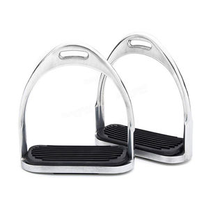 Estribos de Seguridad de Aluminio Ligero de Alta Calidad, Antideslizantes, 12 cm, Modelo SP-30255, Equipo de Equitación, Diseño Transpirable OEM - Product Image 1