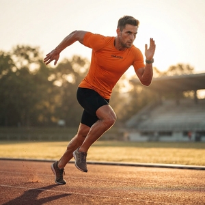 <b>Men</b> <b>Compression</b> T <b>Shirt</b> Orange Short Sleeve Athletic Gym Training Sportswear Custom Logo Fitness Running Workout <b>Shirt</b> - Product Image 3