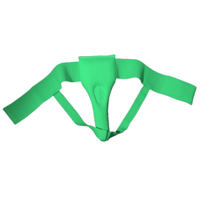 Female Fitness Safety <b>Groin</b> Guard Supporter Green PU Crotch <b>Protector</b> for Kick Boxing - Product Image 2