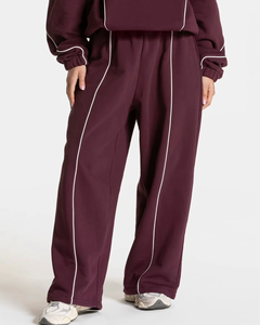 2025 Women Outfits Sweatsuit Hoodie Two Piece Clothing Puff Print Logo <b>Workout</b> <b>Jacket</b> Joggers Set Women Tracksuits Set - Product Image 2