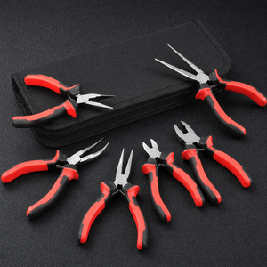 Mini Stainless Steel <b>Pliers</b> <b>Set</b> 6PCS Precision Jewelry Making Tools Needle Nose Long Nose Cutter Kit for DIY Craft Electronics - Product Image 5