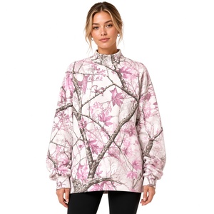 Suéter Holgado de Manga Larga con Estampado de Leopardo en Blanco y Negro, Hombros Caídos, Estilo Casual Urbano, Venta al Por Mayor - Product Image 3