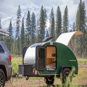 Wholesale <b>Small</b> Lightweight Teardrop Travel Trailer Camper Mini Off-Road 4-Person Sleeping Modern Ready for Export Caravan - Product Image 5