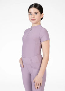 Chemise de base extensible et confortable pour enfants, idéale pour l'équitation et l'entraînement, à porter longtemps sans gêne. - Product Image 6